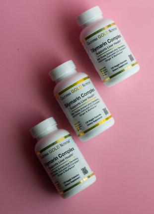 California Gold Nutrition, силимариновый комплекс  300 мг, 120 вегетарианских капсул