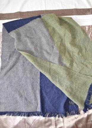 Палантин cos color block, 100% wool как новый