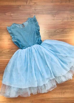 Сукня/ платье, 9-10 років, пишна 190 грн1 фото