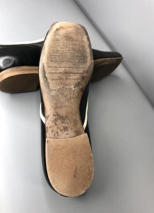 Дизайнерские кожаные туфли дерби оксфорды женские с квадратным носком мысом rundholz owens8 фото