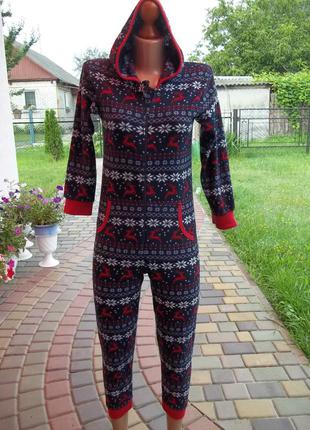 ( 9 - 10 років ) дитяча піжама кигуруми комбінезон флісовий