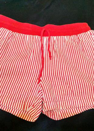 Шорти біло-червоні