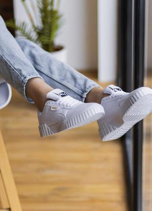 Кросівки puma cali white  кроссовки7 фото