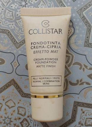 Матирующый тональный крем collistar cream-powder foundation matte finish spf102 фото