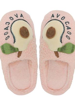 Дитячі тапочки "avocado" рожеві. 19,5 см