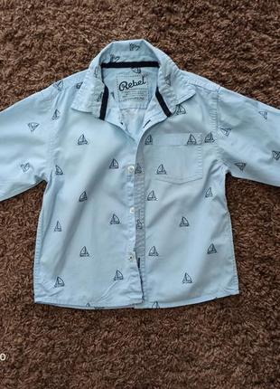 Рубашка rebel, 3-4 года