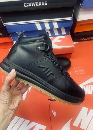 Кросівки чоловічі зимові високі nike air force demax air max зима шкіра