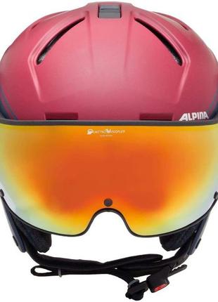 Шолом шлем лижний шлем alpina attelas visor qvmm