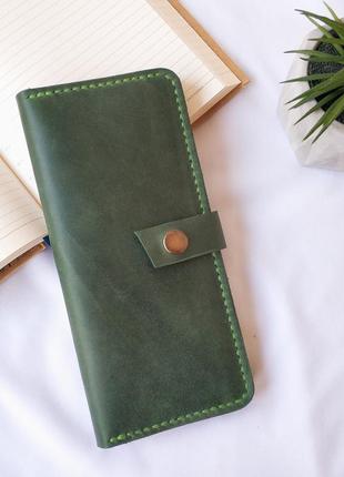 Женское кожаное портмоне на ремешке stedley