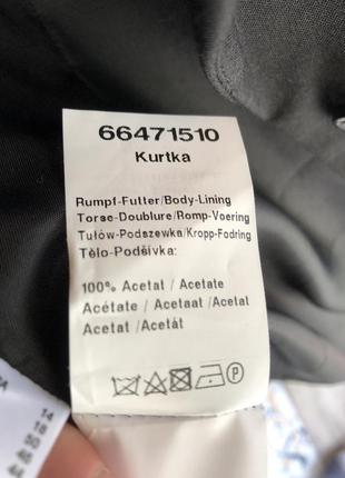 Стильный чёрный пиджак удлинённый шерсть батал8 фото