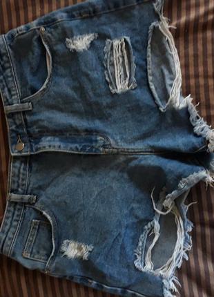 Трендовые джинсовые шорты 2