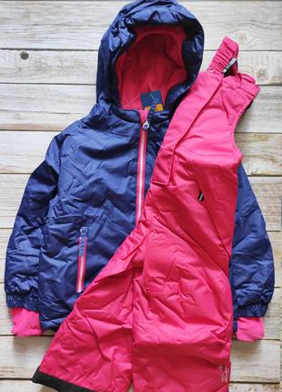 Термо куртка полукомбинезон комплект 86/92 lupilu германия 🇩🇪 для девочки дівчинки
