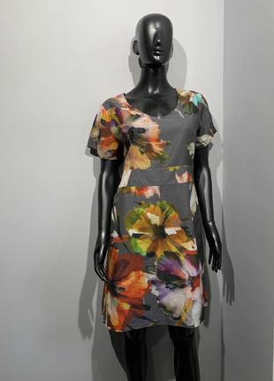 Шелковое платье venducci размер m