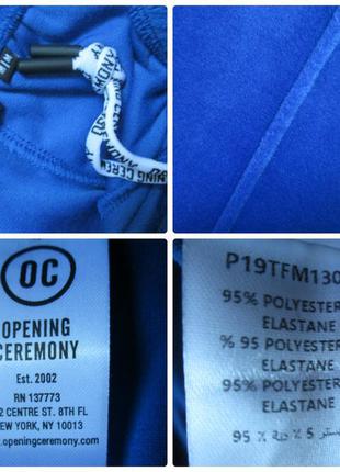 Мега крутые велюровые спортивные штаны с лампасами дорогого бренда opening ceremony сша10 фото