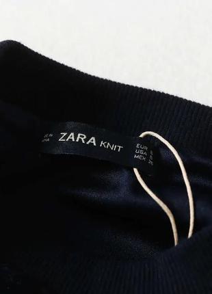 Свитер/толстовка с золотой вышивкой и цветочными пайетками zara7 фото