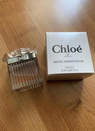 Женские духи chloe eau de parfum tester 75 ml.