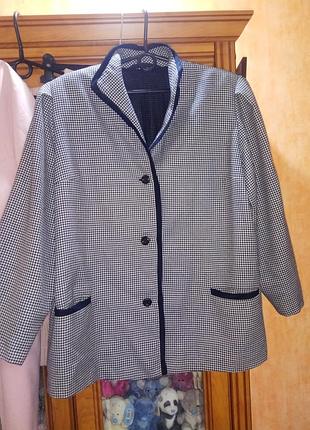 Піджак гусяча лапка жакет блейзер вінтаж ретро