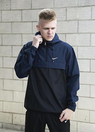 Анорак president сине-черный