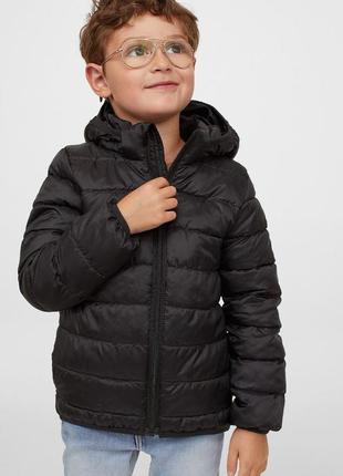 Демисезонная куртка с полиэстеровой подкладкой для мальчика от h&m (сша) влагостойка4 фото