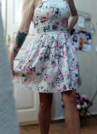 Летний сарафан в цветочек платье летнее2 фото