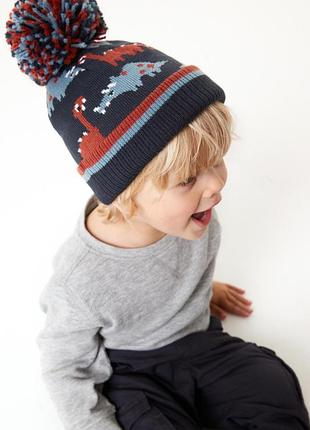 Шапка для мальчика некст 1-10лет