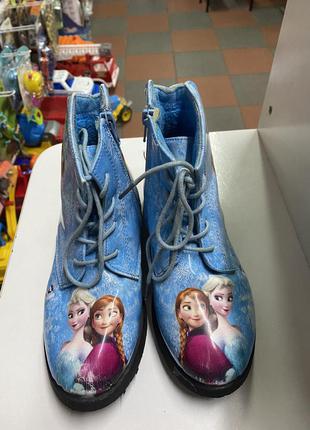 Детские ботинки на меху3 фото