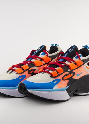 Мужские кроссовки  nike signal orange blue black