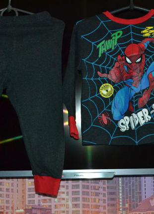 Человек паук хб пижама костюм для дома 3/4 года1 фото