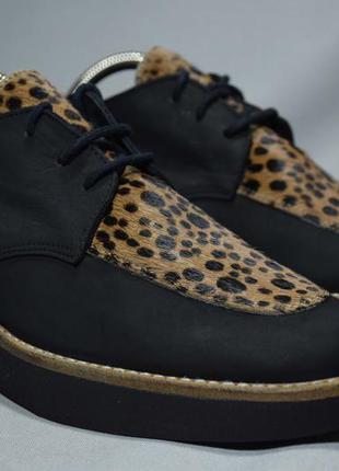 Arche туфли ботинки женские кожаные. франция. ручная работа. оригинал. 38 р./24.5 см.