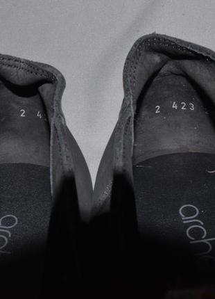 Arche туфли ботинки женские кожаные. франция. ручная работа. оригинал. 38 р./24.5 см.6 фото