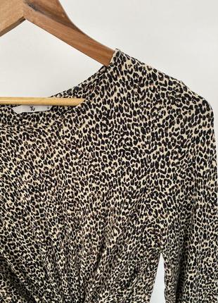 Леопардове плаття із зав‘язкою2 фото