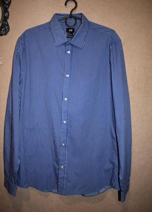 Сорочка h&m довгий рукав смужка