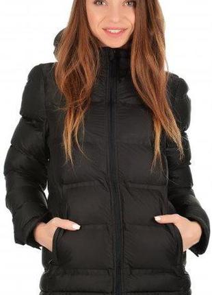 Дутый  пуховик черный короткий куртка пух esprit