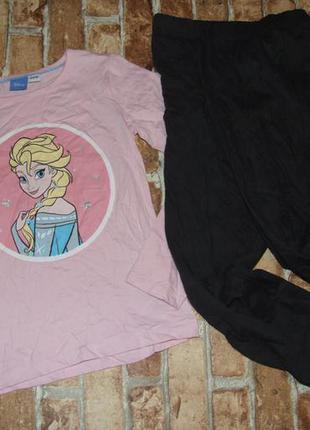 Хлопковая новая пижама девочке ельза 9 - 10 и  11 -12 лет disney2 фото