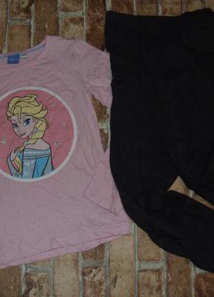 Хлопковая новая пижама девочке ельза 9 - 10 и  11 -12 лет disney5 фото