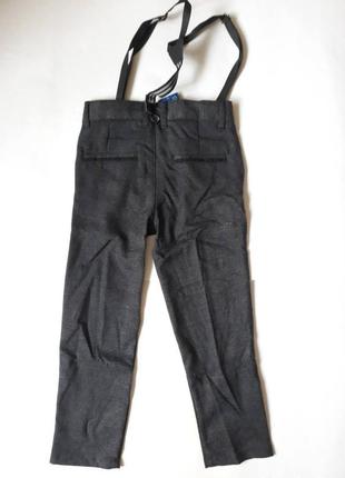 Стильные брюки с подтяжками lupilu - р. 922 фото