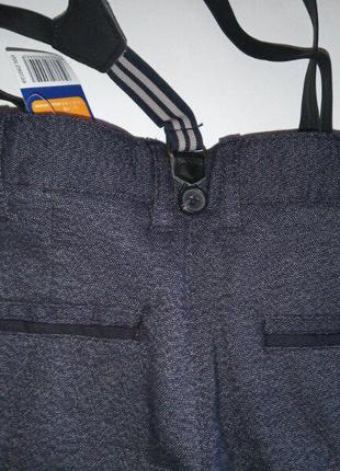 Стильные брюки с подтяжками lupilu - р. 928 фото