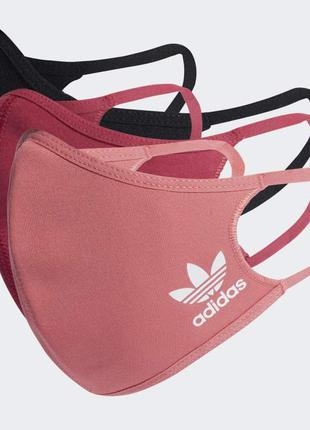 Маски adidas originals face cover 3 units