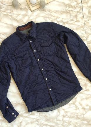 Куртка-сорочка стьобана zara.1 фото
