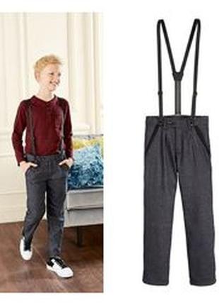 Модные брюки с подтяжками pepperts р. 158