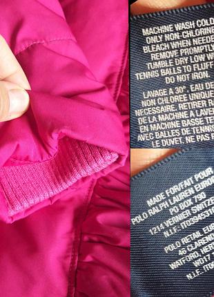 Пуховик ralph lauren на девочку 6лет 9