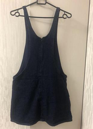 Джинсовый сарафан zara 4