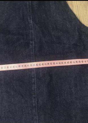Джинсовый сарафан zara 7