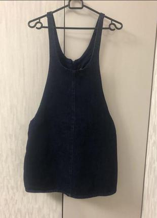 Джинсовый сарафан zara 5