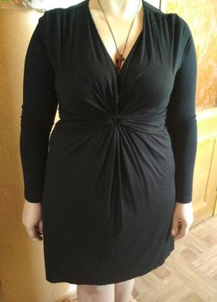 Красивое трикотажное платье gina benotti, размер м, наш 50-52.
