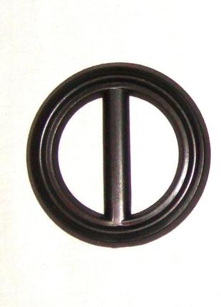 Пряжка декоративна чорна з перемичкою фурнітура для одягу пластик для пояса