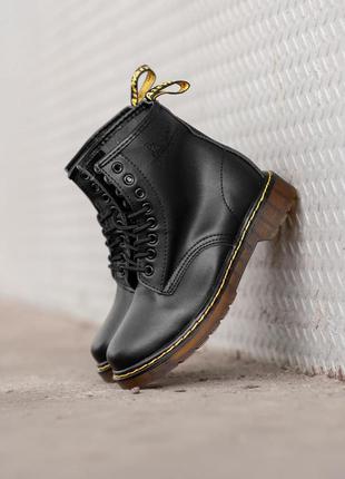 Женские ботинки dr. martens черные скидка sale | жіночі черевики чорні знижка