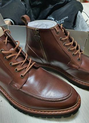 Новые мужские кожаные ботинки mark nason10 фото