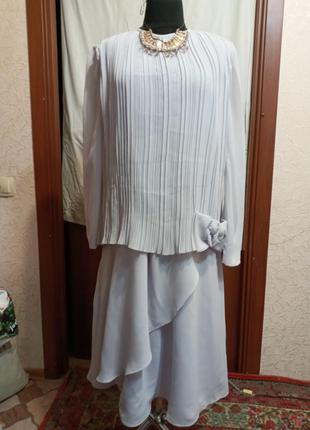 Платье вечернее,батал 7xl, ц. 250 гр