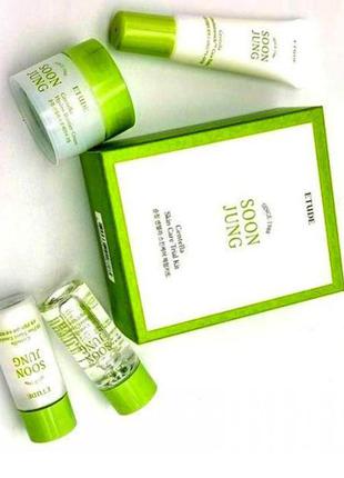 Etude house soonjung centella skin care trial kit набор для чувствительной кожи
